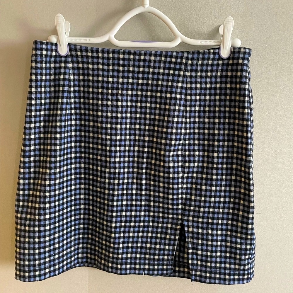 Blue Plaid skirt from Wild fable.